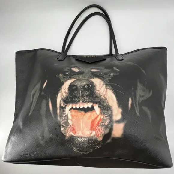 Givenchy Antigona Rottweiler tote bag with small pouch - Picture 9 of 16